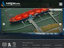Tablet Screenshot of natgas.info